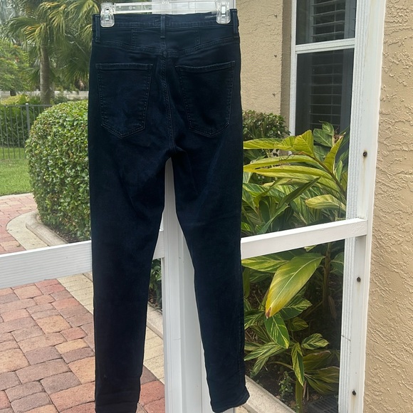 Citizens of Humanity Chrissy High-Rise Skinny Jeans Dark Blue Black Size 27 EUC - Picture 13 of 17
